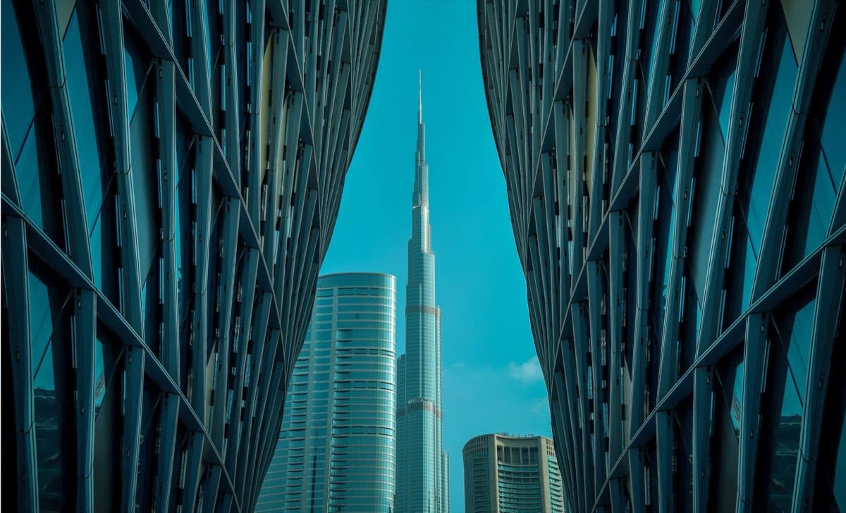 The United Arab Emirates skyline and real estate market